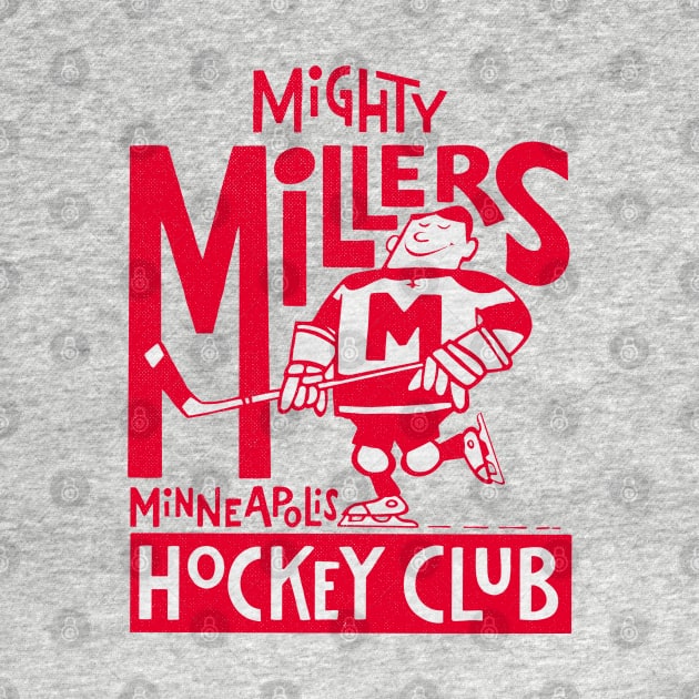 Classic Minneapolis Mighty Millers Hockey by LocalZonly